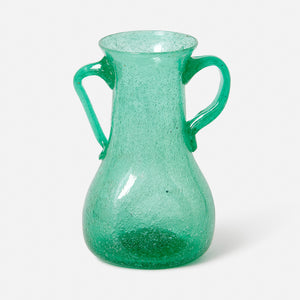 Green Vase with handles