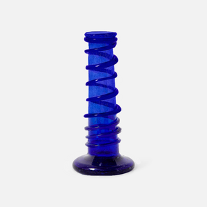 Swirling Candlestick - Lapis - Set of 2