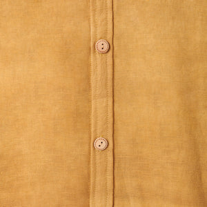 Ochre Thick Cotton Shirt - ISHKAR