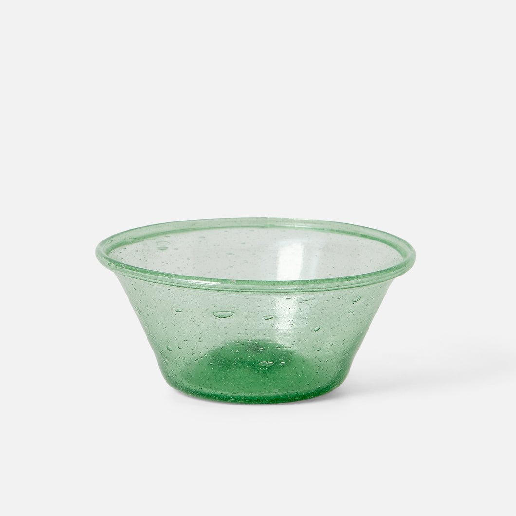 Green Glass Bowls - ISHKAR