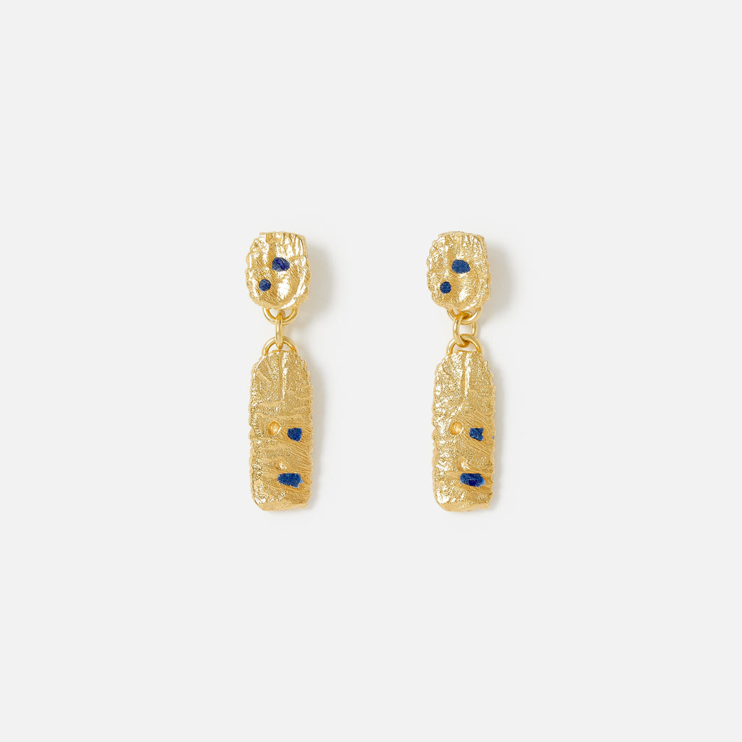 Situn Earrings - Lapis - ISHKAR