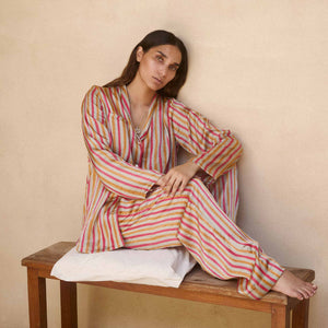 Striped Silk Pyjamas