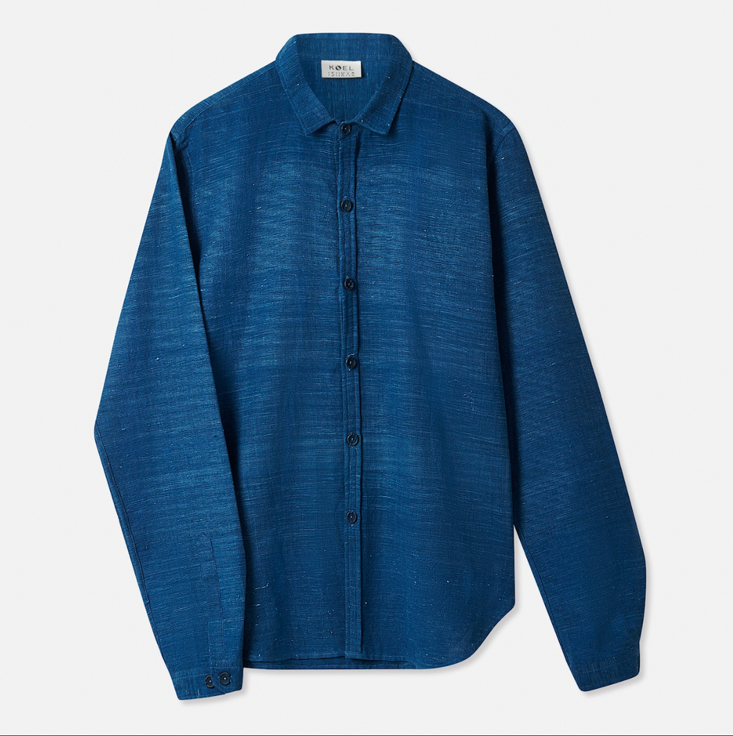 Indigo Thick Cotton Shirt