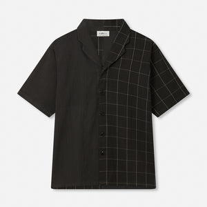 Charcoal Checked Summer Shirt