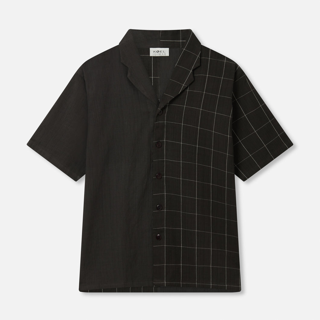 Charcoal Checked Summer Shirt