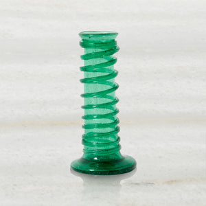 Swirling Candlestick - Green - Set of 2