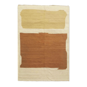 Shapes Kilim - Ochre - ISHKAR